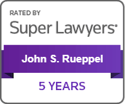 Rated By Super Lawyers | John S. Rueppel | 5 Years